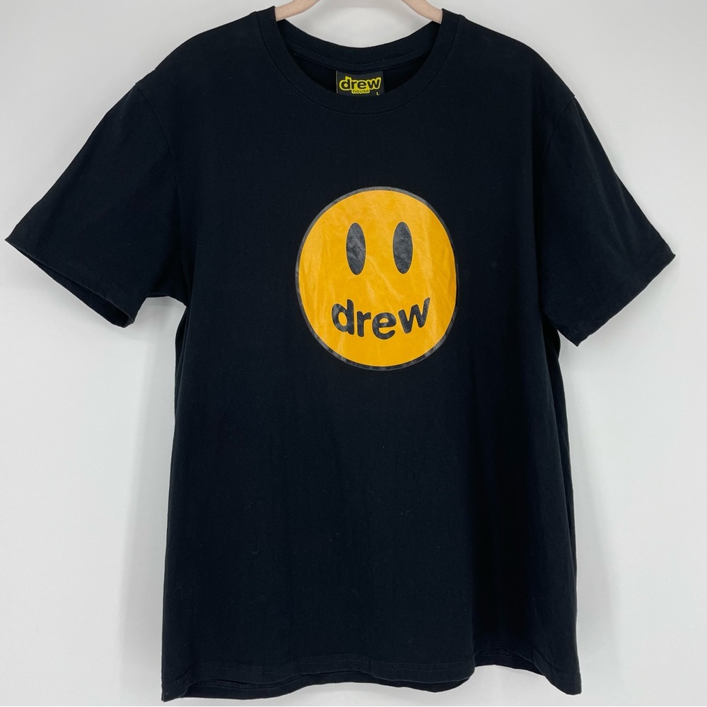 Drew House Mascot SS T Shirt Justin Bieber- Size L Authentic Black